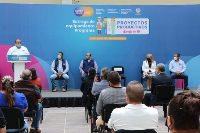 En Dolores Hidalgo ; Entregan Apoyos del Programa Proyectos Productivos “Confío en ti”