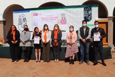 Se realiza conferencia “Acceso a una vida libre de violencia” en San Felipe.