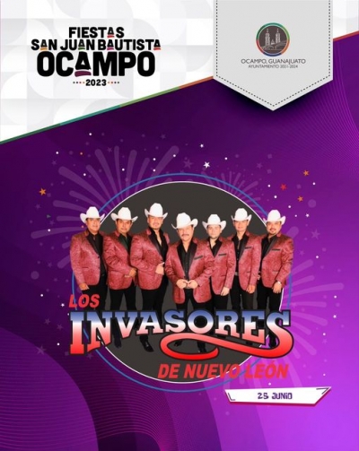 Ocampo cierra su feria con broche de oro : Los invasores de Nuevo León