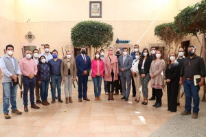 Libia García, Secretaria de Gobierno se reúne con alcalde Eduardo Maldonado García, Ayuntamiento y directores de la Administración Municipal