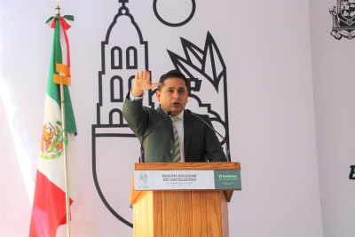 Eduardo Maldonado García toma protesta como Presidente Municipal de San Felipe para el periodo 2021-2024.