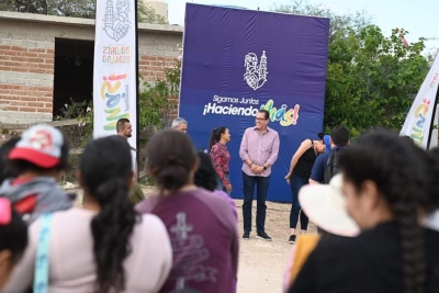 PRESIDENTE MUNICIPAL SIGUE IMPULSANDO OBRAS EN COMUNIDADES Y COLONIAS