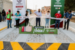 Avanzamos Bien con Más Calles Pavimentadas en la Ciudad; Asegura el Presidente Municipal