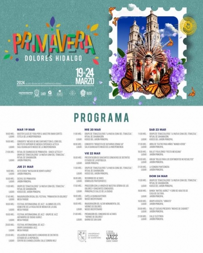 Disfruta al máximo el Festival de Primavera 2024 del 19 al 24 de Marzo
