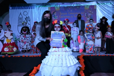 En San Felipe, Casa de la Cultura realiza concurso infantil de catrinas y catrines
