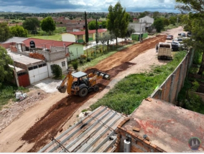 Rehabilitan en Ocampo calle prolongacion  Escobedo