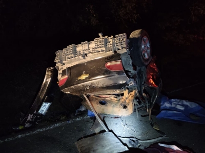 En Volcadura fallecen 2 jóvenes San Felipenses otros 3 quedan lesionados,  dos graves y uno de consideración leve,   en la carretera San Felipe -León
