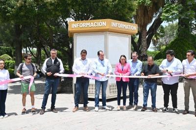 REAPERTURA DEL KIOSCO DE INFORMACIÓN TURISTICA EN EL CENTRO HISTÓRICO.