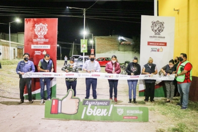 Inauguran Nuevo Alumbrado Público en Colonias Vista Hermosa, Arboledas y Fracc. Guanajuato.