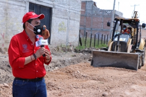 Avanzamos bien con obras y acciones en la colonia Lindavista; Miguel Ángel Rayas