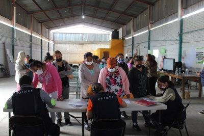 Feria de servicios y conferencia en Fabrica de Melchor, en conmemoración al Día Internacional de la Eliminación de la Violencia Contra la Mujer.