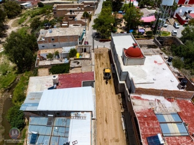Ocampo: Arranca construcción de calle en Santa Barbara