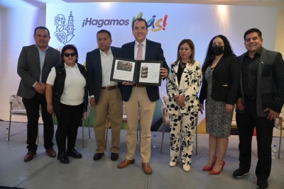 GOBIERNO MUNICIPAL DOLORENSE Y EL SERVICIO POSTAL MEXICANO REALIZAN CANCELACIÓN DE ESTAMPILLA