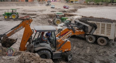 Ocampo: En la comunidad de Gachupines trabajan sobre el tanque azul