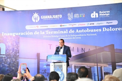 INAUGURAN NUEVA CENTRAL DE AUTOBUSES EN DOLORES HIDALGO