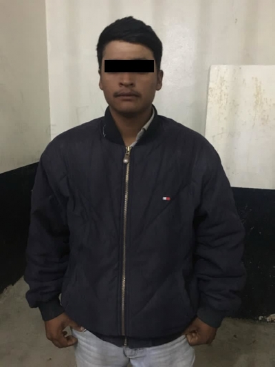 Fue detenido por portar un arma de fuego