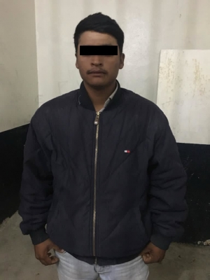 Fue detenido por portar un arma de fuego