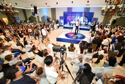 Dolores Hidalgo : Con la fuerza de las mujeres vamos a ganar la elección: Adrián Hernández.