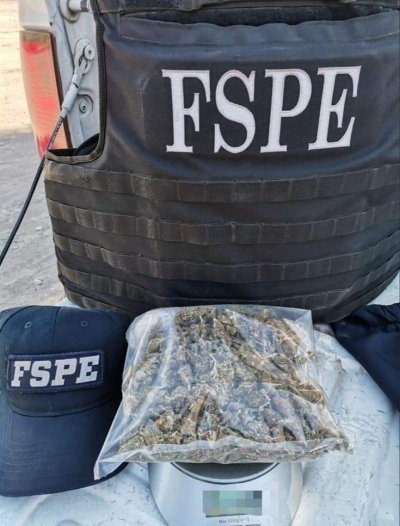 Aseguran las FSPE 150 dosis de mariguana en San Miguel de Allende.