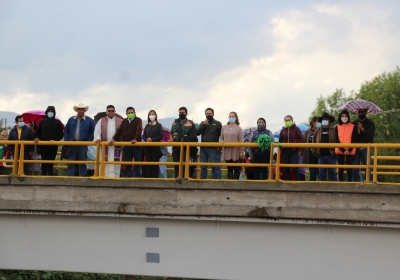 San Felipe : se inaugura puente vehicular en la Comunida  San José de los Barcos