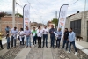 PRESIDENTE MUNICIPAL ENTREGA PAVIMENTACIÓN DE CALLE EN LA COLONIA PADRE HIDALGO