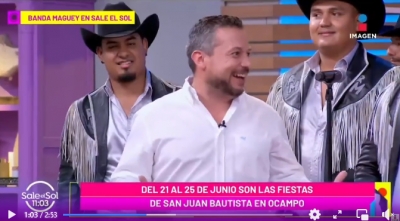 Promocionan la Feria de Ocampo en televisión nacional