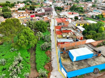 Concluyen obra en el Callejon Jimenez, en la comunidad de la Haciendita