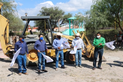 Inicia obra de drenaje Sanitario y Planta de Tratamiento en Domingo el Tejocote